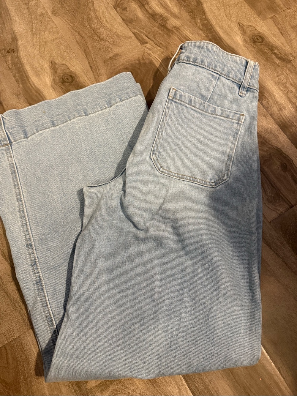 H&M Light Wash Straight Leg Jeans